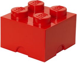 Caja de Almacenamiento LEGO® Roja 25 x 25 x 18 cm