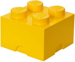 Caja de Almacenamiento LEGO® Amarilla 25 x 25 x 18 cm