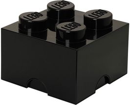 Boîte rangement Lego noir 25 x 25 x 18 cm