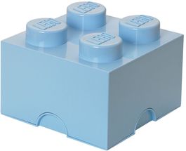 LEGO® Opbergbox - Lichtblauw - 25 x 25 x 18 cm