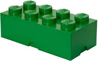 Boîte rangement Lego vert 50 x 25 x 18 cm