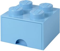 Scatole LEGO con Cassetto Azzurro 25 x 25 x 18 cm