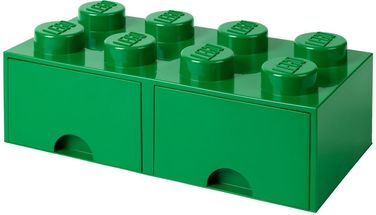 LEGO® Opbergbox - met Lades - Groen - 50 x 25 x 18 cm