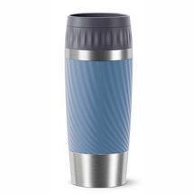 Emsa Thermobecher Travel Mug Easy Twist Blau - 360 ml
