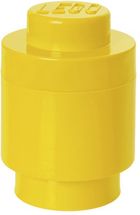 Boîte rangement Lego jaune Ø 12,3 x 18.3 cm
