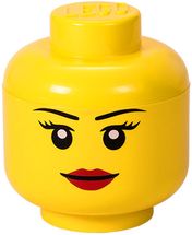 LEGO® Aufbewahrungsbox Kopf Mädchen ø 16x18,5 cm