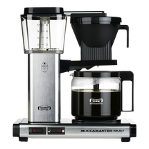 Machine à café Moccamaster KBG Select - brossée - 1,25 litre