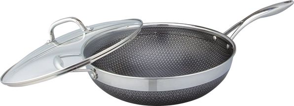 Poêle à wok Westinghouse Black Signature - ø 32 cm - Revêtement antiadhésif standard
