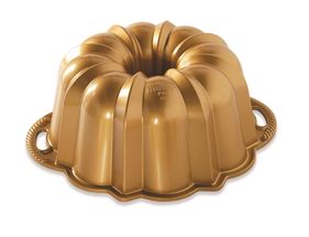 Nordic Ware Gugelhupf Backform Jubiläums-Bundt Gold ø 27 cm / 3.5 Liter