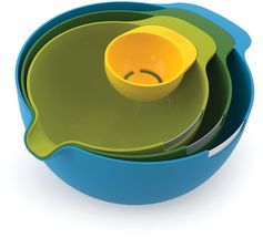 Joseph Joseph_4_Schalen_met_Eierscheider_Set_van_4_Stuks_Nest