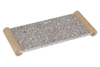 Cookinglife Servierbrett Cosy Medical Stone Grau 27 x 13 cm