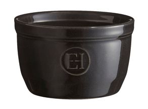 Emile_Henry_Pasteibakje_Fusain_zwart_9_cm_laag
