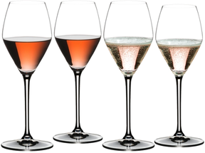 Verres à vin rosé / Verres à champagne Riedel - 4 pièces