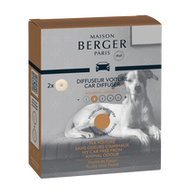 Recharge Maison Berger - pour parfum de voiture - Anti-Odeur Odeurs d'animaux - 2 pièces