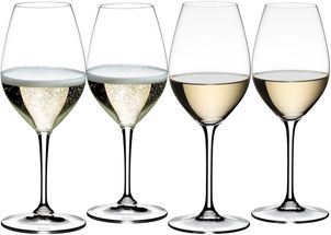 Verres à champagne Riedel / Verres à vin blanc Wine Friendly - 4 pièces