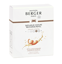 Recharge Maison Berger - pour parfum de voiture - Étincelle Exquise - 2 Pièces