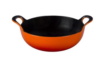 Le Creuset wokpan Balti Dish oranje-rood Ø 24 cm