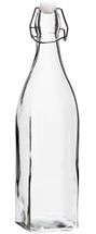 Sareva Bügelflasche / Einmachflasche Eckig - 1 Liter