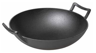 Poêle à wok Blackwell / Wadjan - Fonte - ø 36 cm - Sans revêtement antiadhésif