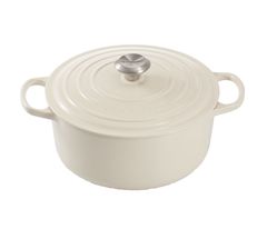 Le Creuset braadpan Signature creme Ø 18 cm