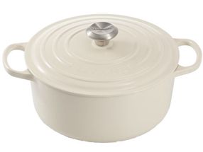 Le Creuset braadpan Signature creme Ø 28 cm