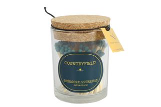 Allumettes dans un pot en verre Countryfield Aventure - 100 allumettes