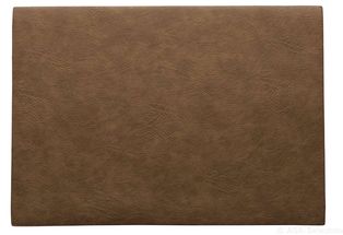 ASA Selection Placemat - Vegan Leather - Toffee - 46 x 33 cm