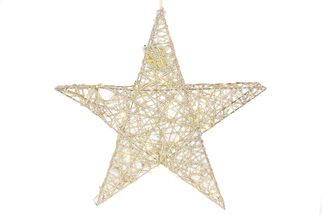 Countryfield Kerstster Goud Leonie B - met LED timer - Large