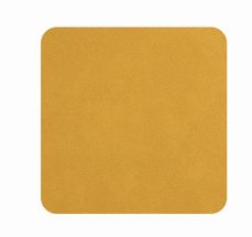 ASA Selection Onderzetters - Soft Leather - Amber - 10 x 10 cm - 4 Stuks