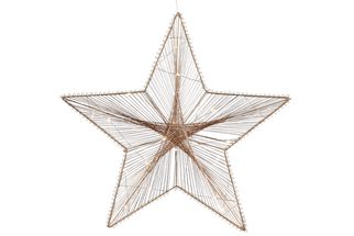 Étoile de Noël Countryfield cuivre Pollux - avec minuterie LED - Grande