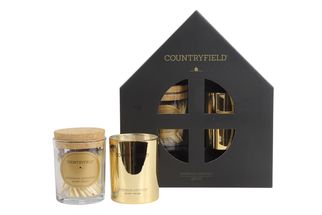 Coffret cadeau Countryfield (bougie parfumée et allumettes) Golden Delight