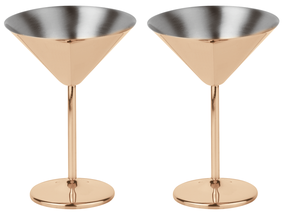 Coppa martini Paderno rame 200 ml - 2 pezzi