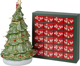 Villeroy &amp; Boch Adventskalender - met 24 figuurtjes - Christmas Toys Memory - met 3D Kerstboom