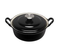 Le Creuset braadpan Faitout zwart Ø 20 cm