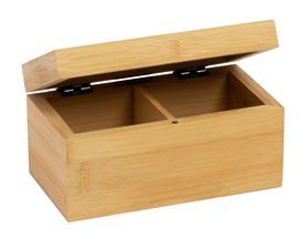 Caja de Té Bambú con 2 Compartimentos CasaLupo