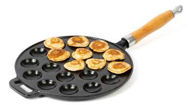 Poêle à petits pancakes Blackwell avec une poignée en bois