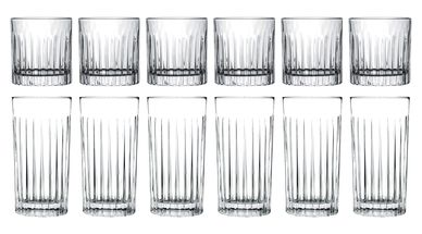 Set bicchieri Jay Hill (Bicchieri da cocktail &amp; longdrink) Moville - 12 pezzi