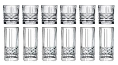 Set de verres (verres à cocktail et verres à long drink) Jay Hill Monea - 12 pièces