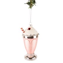 Nordic Light Christmas Bauble Milkshake 14 cm