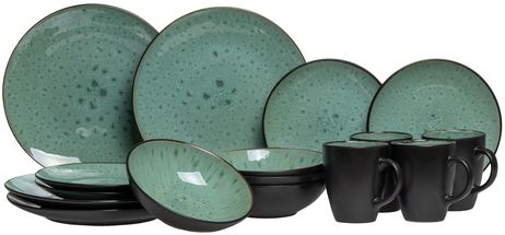 Cookinglife Serving Set Borneo - 16 pieces / 4 persons - Green