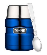 Termo para Comida Thermos King Azul Metálico 0.45 Litros