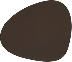 Mantel Individual de Cuero LIND DNA Nupo Marrón Oscuro 37 x 44 cm