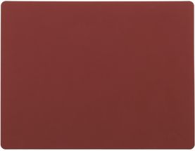LIND DNA Platzdecke Nupo - Leder - Rot - 45 x 35 cm