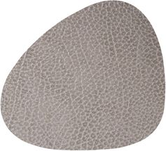 Sous-verre LIND DNA Hippo - Cuir - Gris anthracite - 13 x 11 cm