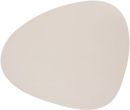 LIND DNA Placemat Nupo - Leer - Soft Nude - 44 x 37 cm