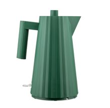 Alessi Waterkoker Plissé - droogkookbeveiliging - groen - Michele de Lucchi - 1.7 liter - MDL06 GR