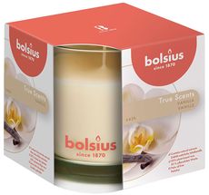 Bougie parfumée Bolsius True Scents Vanille - 9,5 cm / ø 9,5 cm