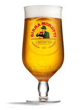 Vaso de cerveza Birra Moretti 250 ml