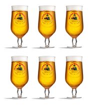 Birra Moretti Beer Glasses 250 ml - Set of 6