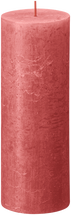 Bougie cylindrique rustique Bolsius Blossom Pink - 19 cm / ø 7 cm